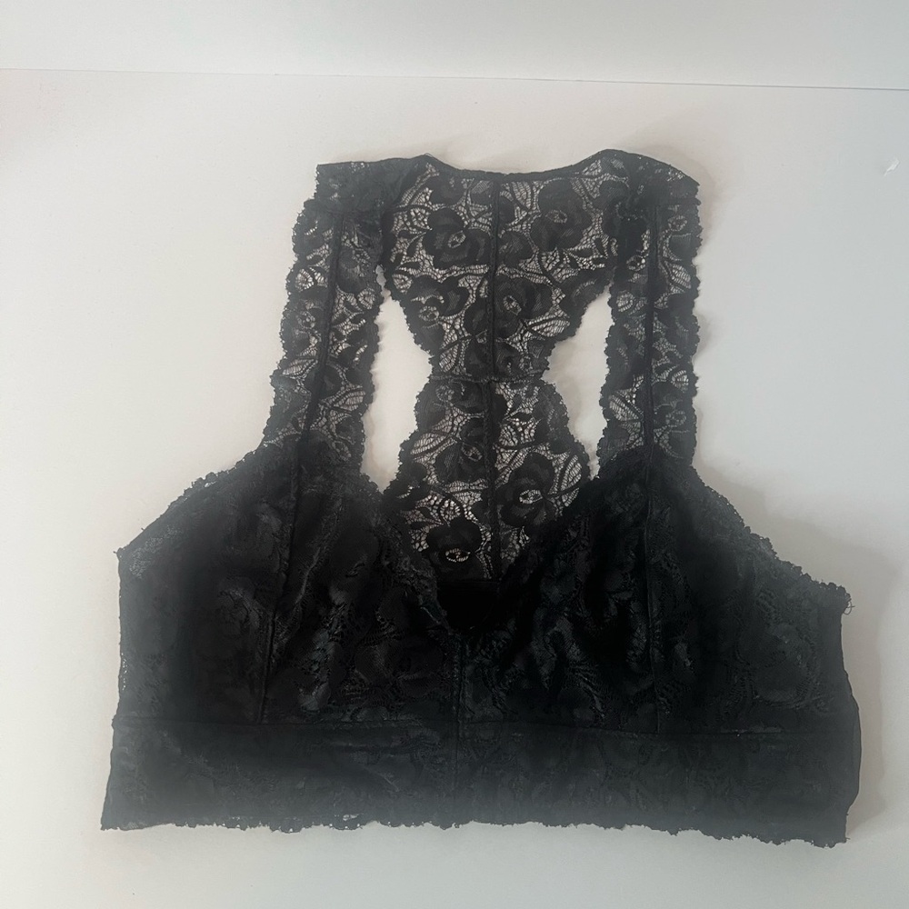 Elegant Black Lace Bralette